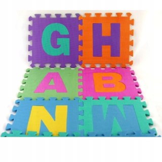 Luxma 36el. Duże super puzzle piankowe plus torba 2709