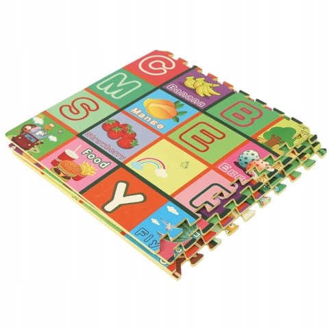 Luxma Gruba mata piankowa Eva duże puzzle pankowe 120x120x 1cm alfabet EM2002O Luxma Gruba mata piankowa Eva duże puzzle pankowe 120x120x 1cm alfabet EM2002O