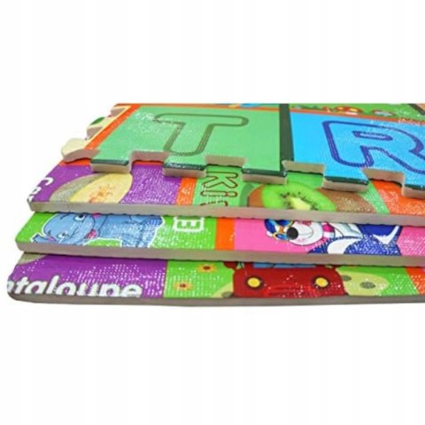 Luxma Gruba mata piankowa Eva duże puzzle pankowe 120x120x 1cm alfabet EM2002O Luxma Gruba mata piankowa Eva duże puzzle pankowe 120x120x 1cm alfabet EM2002O