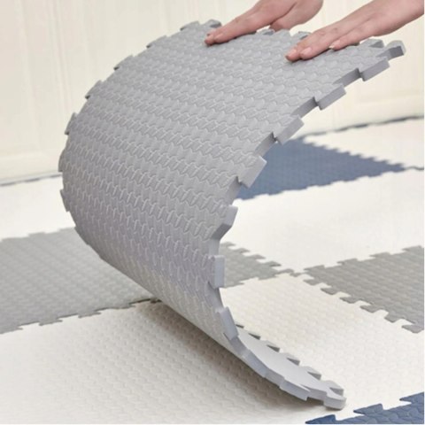 Luxma Gruba mata piankowa Eva duże puzzle piankowe XXL 120x120x 1cm 4szt EM1002BS Luxma Gruba mata piankowa Eva duże puzzle piankowe XXL 120x120x 1cm 4szt EM1002BS