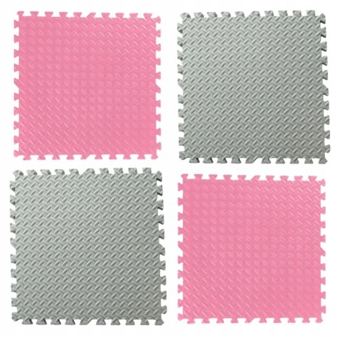 Luxma Gruba mata piankowa Eva duże puzzle piankowe XXL 120x120x 1cm 4szt EM1002RS