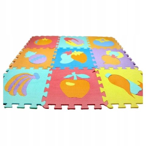 Luxma Puzzle piankowe mata 10szt owoce warzywa CB-111 Luxma Puzzle piankowe mata 10szt owoce warzywa CB-111
