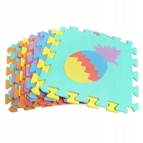 Luxma Puzzle piankowe mata 10szt owoce warzywa CB-111 Luxma Puzzle piankowe mata 10szt owoce warzywa CB-111
