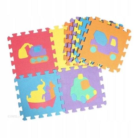 Luxma Puzzle piankowe mata Eva 10 szt pojazdy CB-114 Luxma Puzzle piankowe mata Eva 10 szt pojazdy CB-114