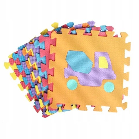 Luxma Puzzle piankowe mata Eva 10 szt pojazdy CB-114 Luxma Puzzle piankowe mata Eva 10 szt pojazdy CB-114