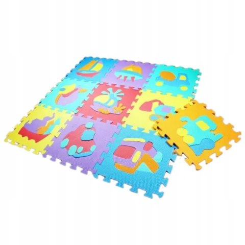 Luxma Puzzle piankowe mata Eva 10 szt pojazdy CB-114 Luxma Puzzle piankowe mata Eva 10 szt pojazdy CB-114