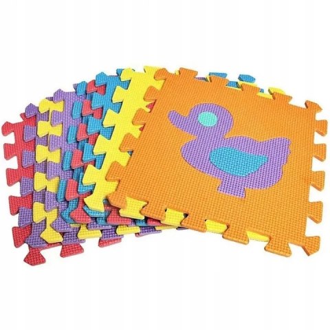 Luxma Puzzle piankowe mata Eva 10szt zwierzęta CB-115 Luxma Puzzle piankowe mata Eva 10szt zwierzęta CB-115