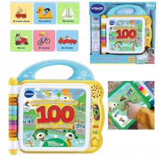 VTech Wielki słownik pojazdów z rodziną Treflików polsko - angielski Vtech 61799