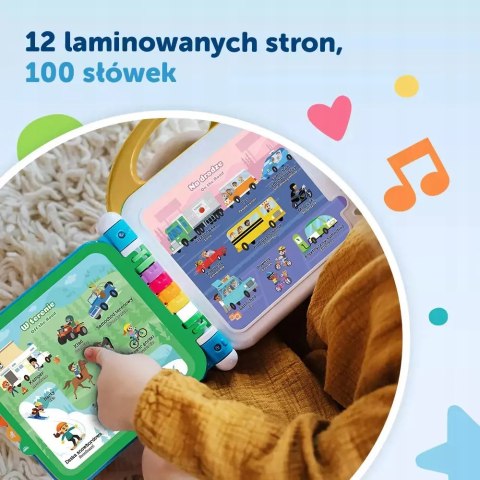 VTech Wielki słownik pojazdów z rodziną Treflików polsko - angielski Vtech 61799 VTech Wielki słownik pojazdów z rodziną Treflików polsko - angielski Vtech 61799