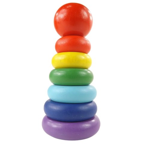Luxma Sorter drewniany tęczowa wieża piramida kolor SC-2 Luxma Sorter drewniany tęczowa wieża piramida kolor SC-2