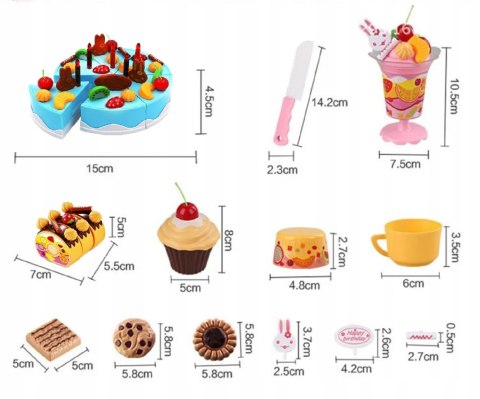 Luxma TORT URODZINOWY DO KROJENIA NA RZEPY 75 EL 889-20N Luxma TORT URODZINOWY DO KROJENIA NA RZEPY 75 EL 889-20N