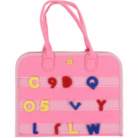 Luxma Tablica manipulacyjna książka filcowa edukacyjna składana dla dzieci F43 Luxma Tablica manipulacyjna książka filcowa edukacyjna składana dla dzieci F43