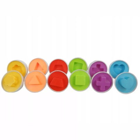 Luxma Układanka sorter jajka Montessori kolory DF24A Luxma Układanka sorter jajka Montessori kolory DF24A