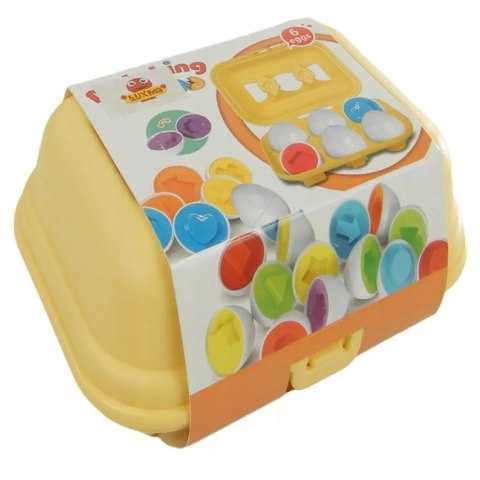Luxma Układanka sorter jajka Montessori kolory DF24A Luxma Układanka sorter jajka Montessori kolory DF24A