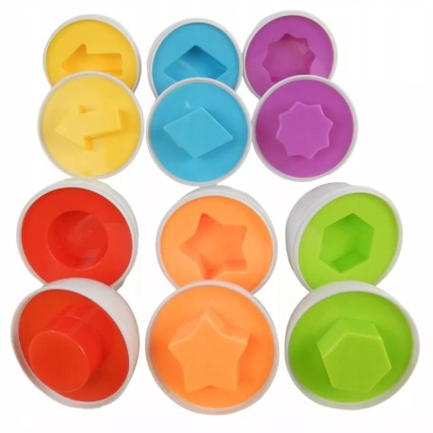 Luxma Układanka sorter jajka Montessori kolory DF24B