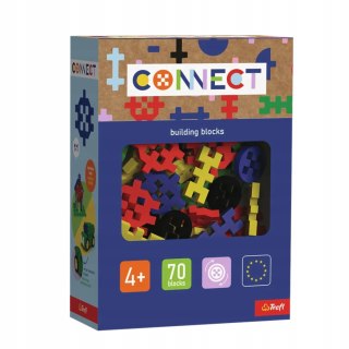 Trefl Zestaw klocków Connect - Basic Boy 70 elementów 4+ Trefl 61987