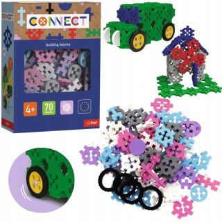 Trefl Zestaw klocków Connect - Basic Girl 70 elementów 4+ Trefl 61982