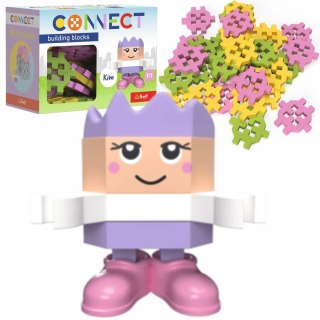 Trefl Zestaw klocków Connect - Pocket Girl: Kim 35 elementów 4+ Trefl 62003