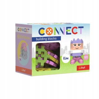 Trefl Zestaw klocków Connect - Pocket Girl: Kim 35 elementów 4+ Trefl 62003