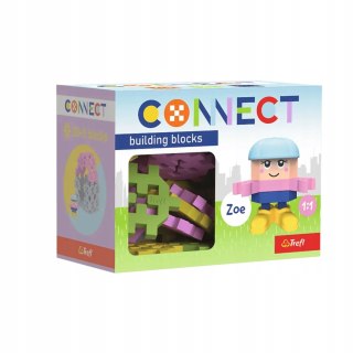 Trefl Zestaw klocków Connect - Pocket Girl: Zoe 35 elementów 4+ Trefl 61980