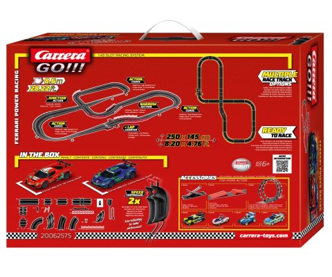 CARRERA Carrera Go 20062575 Ferrari Power Racing 8,6m CARRERA Carrera Go 20062575 Ferrari Power Racing 8,6m