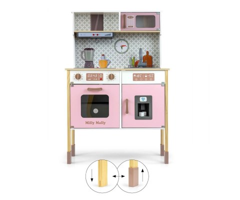 Milly Mally Milly Mally Drewniana kuchnia Bjorn - Pink