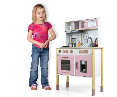 Milly Mally Milly Mally Drewniana kuchnia Bjorn - Pink