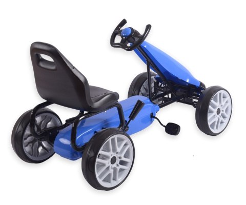 Milly Mally Milly Mally Gokart na pedały Power Blue Milly Mally Milly Mally Gokart na pedały Power Blue