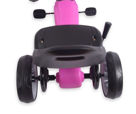 Milly Mally Milly Mally Gokart na pedały Power Pink Milly Mally Milly Mally Gokart na pedały Power Pink