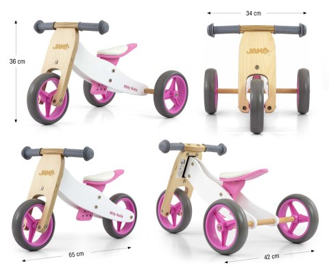 Milly Mally Milly Mally Pojazd Jake Classic Pink