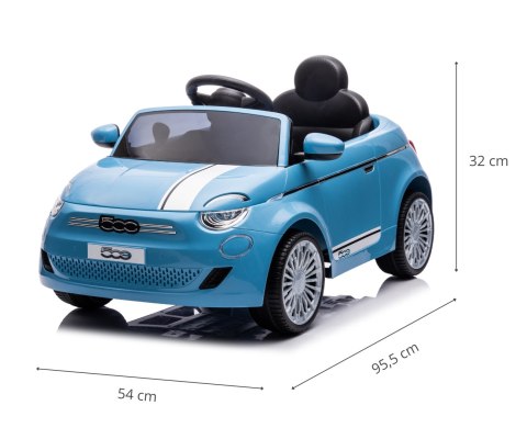 Milly Mally Milly Mally Pojazd na akumulator Fiat 500e Blue