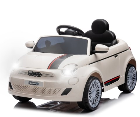 Milly Mally Milly Mally Pojazd na akumulator Fiat 500e White