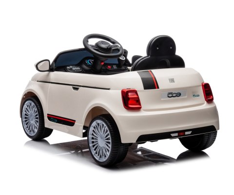 Milly Mally Milly Mally Pojazd na akumulator Fiat 500e White