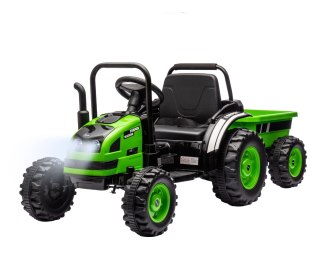Milly Mally Milly Mally Pojazd na akumulator Traktor z przyczepą Farmer Green