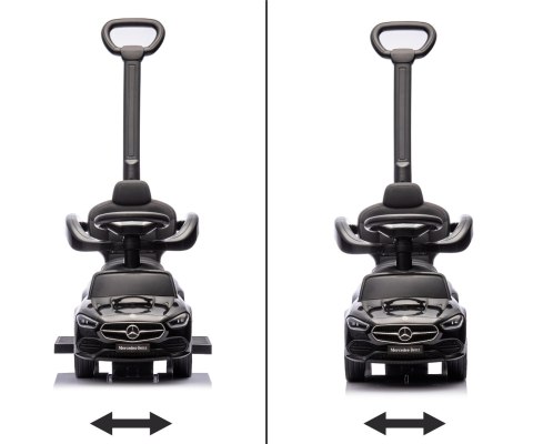 Milly Mally Milly Mally Pojazd z rączką MERCEDES C-Class Deluxe Black Milly Mally Milly Mally Pojazd z rączką MERCEDES C-Class Deluxe Black