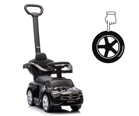 Milly Mally Milly Mally Pojazd z rączką MERCEDES C-Class Deluxe Black Milly Mally Milly Mally Pojazd z rączką MERCEDES C-Class Deluxe Black