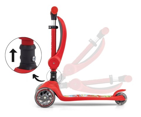 Milly Mally Milly Mally Scooter Fuzzy Red Milly Mally Milly Mally Scooter Fuzzy Red