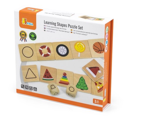 Viga Viga 44506 Puzzle - zestaw do nauki kształtów