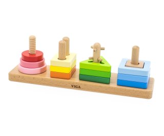 Viga Viga 44685 Klocki z sorterem kształtów - figury geometryczne