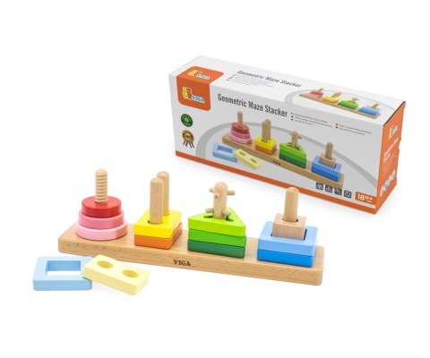 Viga Viga 44685 Klocki z sorterem kształtów - figury geometryczne