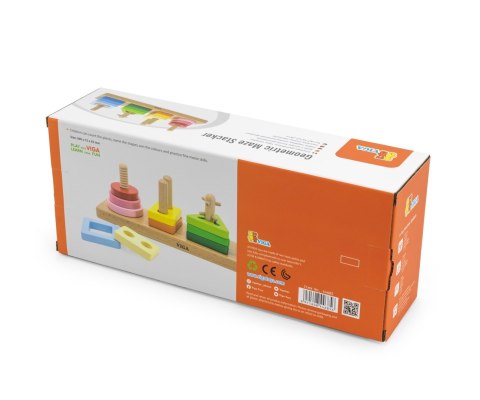 Viga Viga 44685 Klocki z sorterem kształtów - figury geometryczne