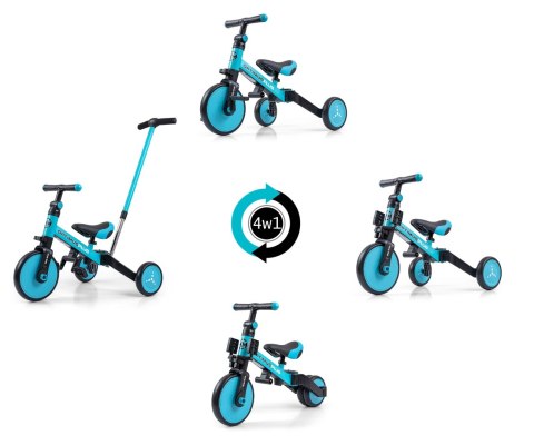 Milly Mally Milly Mally Rowerek 4w1 Optimus Plus Blue