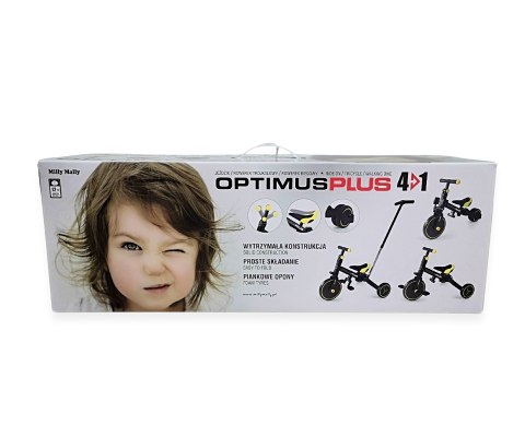 Milly Mally Milly Mally Rowerek 4w1 Optimus Plus Grey