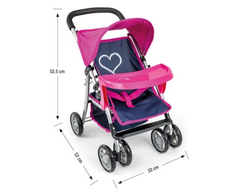 Milly Mally Wózek dla lalek Kate Prestige Navy