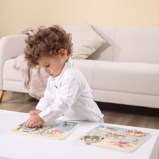 Viga Viga 44068 PolarB Puzzle z uchwytami - zwierzęta