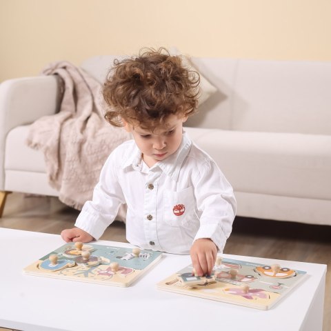 Viga Viga 44068 PolarB Puzzle z uchwytami - zwierzęta