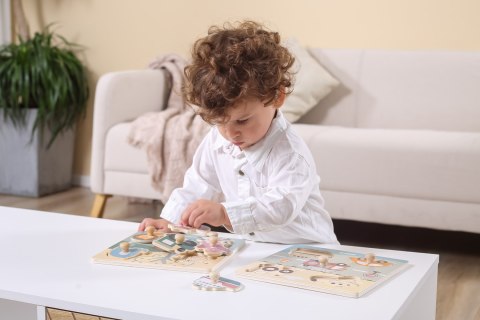 Viga Viga 44068 PolarB Puzzle z uchwytami - zwierzęta