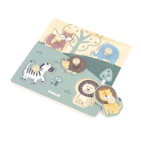 Viga Viga 44068 PolarB Puzzle z uchwytami - zwierzęta