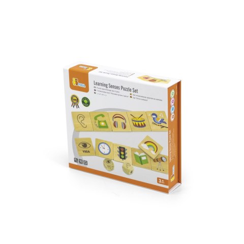 Viga Viga 44507 Puzzle - zestaw do nauki zmysłów
