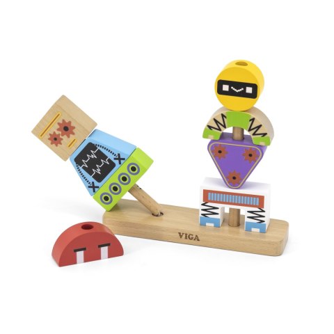 Viga Viga 44652 Klocki do ukladania - Roboty